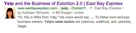 Yelp and the Business of Extortion 2.0