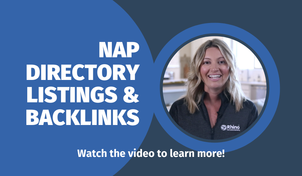 NAP Directory Listings & Backlinks for Pest Control